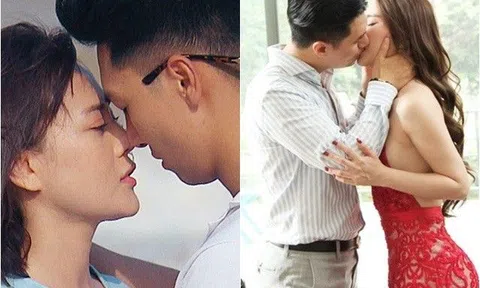 Muôn kiểu hôn trong "vũ trụ phim VTV": Phương Oanh bị cảm vì phơi nắng, Việt Anh khổ sở vì Quỳnh Nga