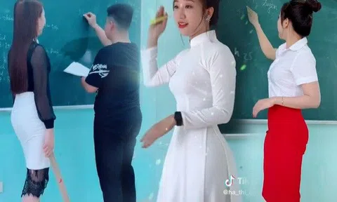 "Cô giáo Toán xinh nhất Vĩnh Phúc" đi dạy mặc váy ôm, mang giày cao gót nhọn, nhận nhiều ý kiến trái chiều
