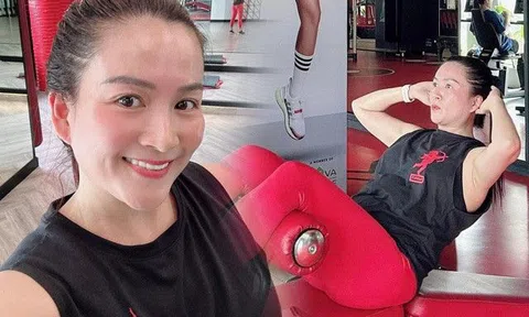 Bà xã Bình Minh khoe ảnh tập thể thao chăm chỉ, một điểm sáng nhan sắc làm vạn người ao ước