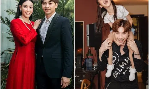 Hà Kiều Anh thoải mái tương tác với con trai riêng của chồng, chú ý cách xưng hô giữa mẹ kế với con chồng chỉ kém 16 tuổi