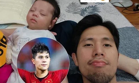 Có con với hotgirl hơn tuổi, Trần Đình Trọng diện mạo khác lạ sau 1 tháng làm bố bỉm, tình cảnh giống Bùi Tiến Dũng