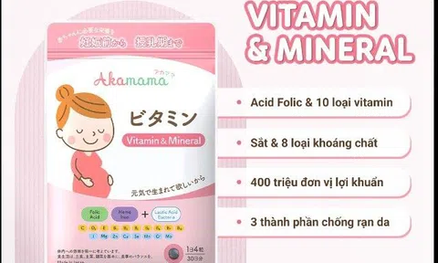 Akamama - Vitamin tổng hợp cho thai kỳ đã được nhập khẩu chính thức về Việt Nam