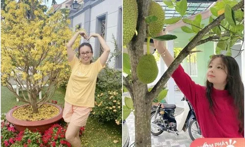 Giàu nứt vách vẫn tự trồng rau: Cẩm Ly ăn không hết mang cho, Elly Trần làm cô bán rau thất nghiệp