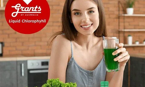 Yêu bản thân từ trong ra ngoài với diệp lục cô đặc hảo hạng Grants Of Australia – Liquid Chlorophyll