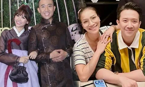 Trấn Thành xào lại chiêu "cứu" chiều cao ngày cưới Hari Won, "đè bẹp" đàn chị diện quần chắp vá