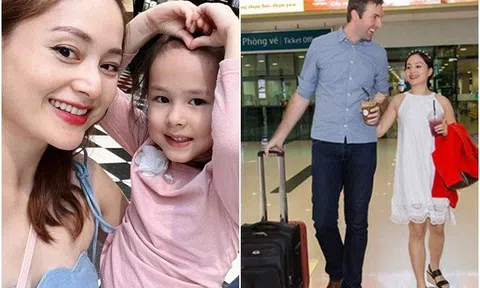 Con gái lai Tây của diễn viên Lan Phương hơn 4 tuổi rất thông minh, biết cộng trừ đến 100, đọc và viết rất nhanh