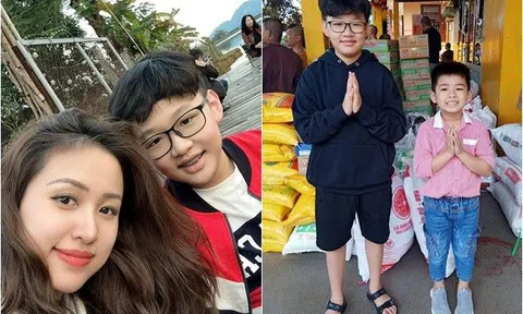 Từng khiến mẹ "quặn đau, bất lực", con trai Vân Hugo giờ đã cao lớn bằng mẹ, ngoại hình trưởng thành hẳn