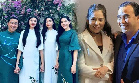 Vợ đẹp của MC giàu nhất Việt Nam qua ảnh chụp lén, sáng bừng nhan sắc tuổi 52, lão hóa cũng "chào thua"