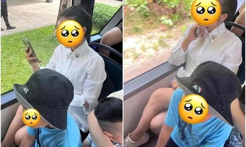 Cô gái trẻ không nhường ghế cho con cưng trên xe bus, mẹ Việt quay clip tố “Trông xinh đó, nhưng ý thức kém quá”