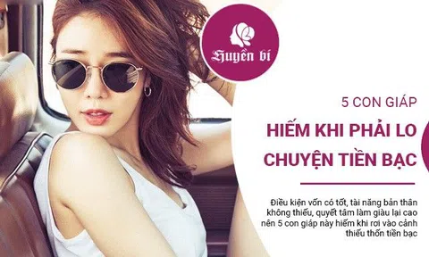 5 con giáp suốt đời hiếm khi phải lo đến chuyện tiền bạc