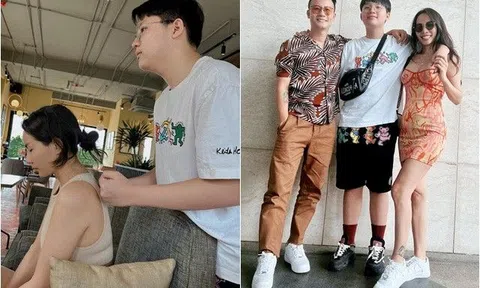 Cậu bé to cao "khủng" nhất dàn sao Bố Ơi Mình Đi Đâu Thế: "Dìm" ông bố phong độ, nhấc bổng mẹ cựu siêu mẫu