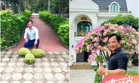 Nghệ sĩ Quang Tèo "biến hình" từ căn nhà nhỏ yên bình thành biệt thự, góc nào cũng mùi tiền