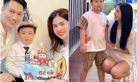 Gần 4 năm ly hôn, Việt Anh và vợ cũ thứ 2 không còn cùng xuất hiện trong sinh nhật con trai
