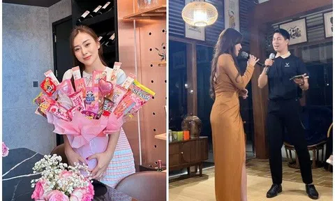 Sao Việt 24h: Phương Oanh công khai song ca với trai trẻ lạ mặt, nói về việc lộ bụng to trong clip