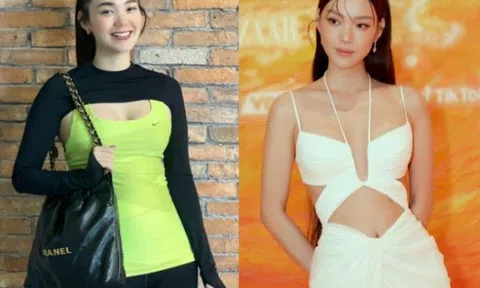 Minh Hằng lần đầu khoe bụng bầu, "hãi hùng" vì tăng cân nhanh, vòng 1 nảy nở căng tròn