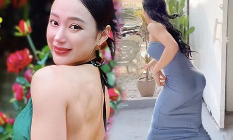 Angela Phương Trinh diện đầm quây, khoe vòng 3 xấp xỉ cả mét làm shipper bối rối