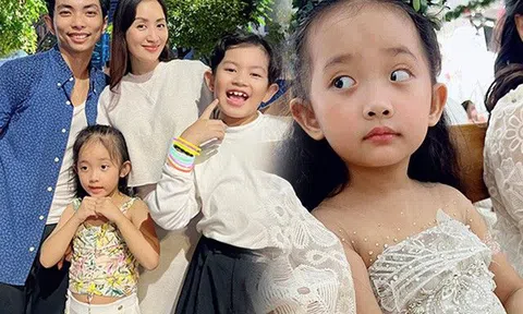"Mợ chảnh" 5 tuổi nhà Khánh Thi-Phan Hiển càng lớn càng xinh, sở hữu mái tóc hiếm, được khen là "thiên tài nhí"