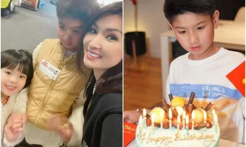 Nguyễn Hồng Nhung đơn thân nuôi con tự kỷ, cậu bé nay điển trai, 11 tuổi đang từ từ học nói, đã có thể tự tắm