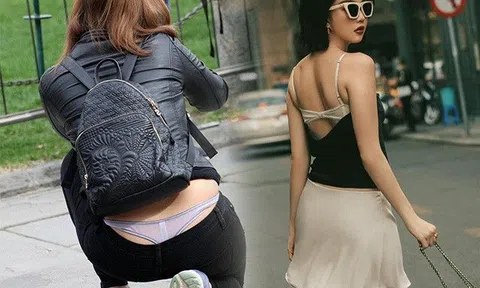 Chẳng thèm giấu, nhiều chị em mặc áo lót lộ thiên ra công cộng, người qua đường ái ngại nhìn