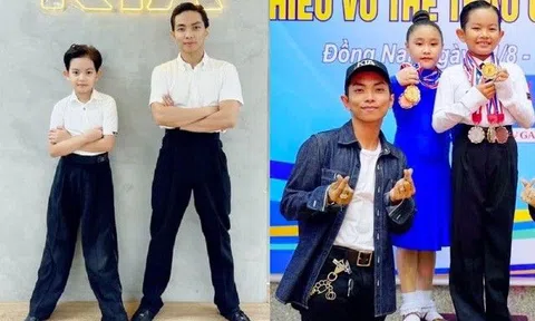 Quý tử điển trai nhà Khánh Thi Phan Hiển: 7 tuổi cao gần bằng bố, giành 8 HCV một cuộc thi nhảy