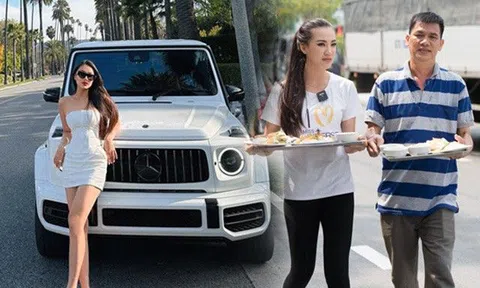 Gái quê Tây Đô từng phụ mẹ bán cơm, nay đổi đời, đi xe G63, “dát” đồ hiệu có món hơn 3 tỷ