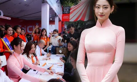 Giảng viên 22 tuổi, có đôi chân dài nhất làng Hoa hậu, diện áo dài truyền thống đi dạy cũng "hút" nghìn sinh viên