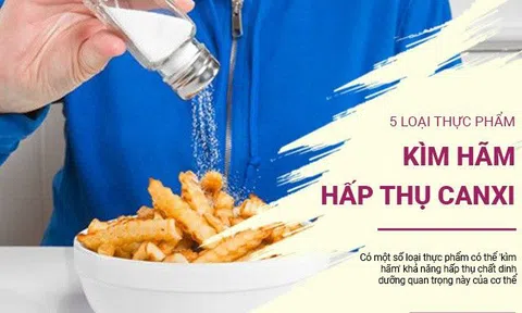 5 loại thực phẩm quen thuộc vô tình "kìm hãm" cơ thể bạn hấp thụ canxi