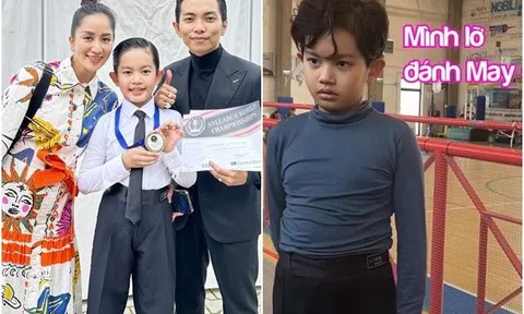 Con trai Khánh Thi đánh bạn nữ, Phan Hiển xử trí cực hay giúp cả hai giành HCV quốc tế