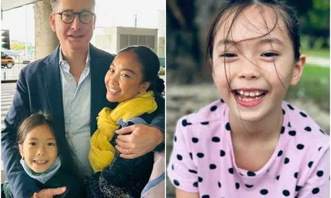 Đoan Trang da nâu cao 1m5 lấy chồng Tây cao 1m9, nay con gái 9 tuổi trắng xinh chân dài như người mẫu