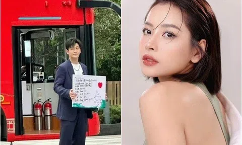 Huỳnh Hiểu Minh cầm tấm biển có tên Chi Pu, rò rỉ thêm dấu hiệu nữ ca sĩ Việt tham gia show Trung Quốc