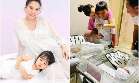 10 năm làm con trai duy nhất của Cường Đôla và Hồ Ngọc Hà, giờ Subeo hạnh phúc có nhiều em nhất nhì Vbiz