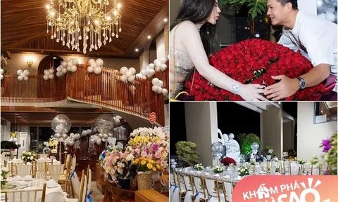 "Ngôi sao miền Tây" Lâm Vũ trang trí nhà riêng lung linh tổ chức đại tiệc sinh nhật bạn gái