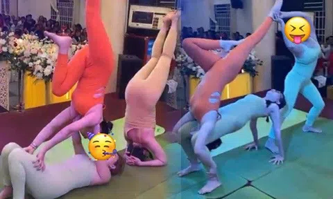 Đà Nẵng có 1-0-2: Chị em yoga "tràn" vào đám cưới, khoe dáng thon, kịch tính như diễn xiếc