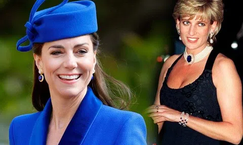 Kate Middleton phá quy tắc Hoàng gia, diện đồ cũ nhưng nổi loạn như công nương Diana ngày "báo thù"