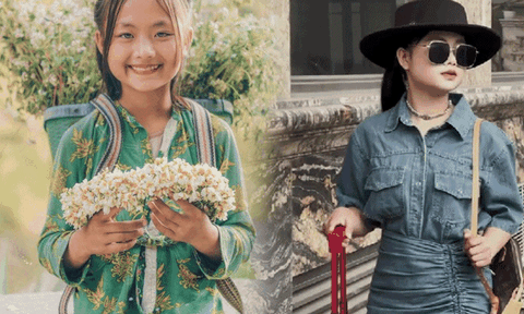 Phúng Phính Hà Giang 15 tuổi "lấn sân" diễn xuất, xuất ngoại diện đồ như người lớn, bị nói suốt ngày đua đòi