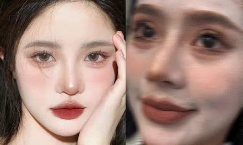 Tá hỏa lớp trang điểm chưa chèn filter của gái Trung, chị em bảo nhau: "Đừng tin, lừa cả đấy!"