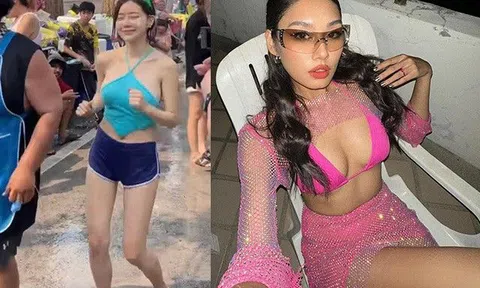"Rửa mắt" với những bộ cánh mặc cho có tại lễ hội té nước Thái Lan, khó phân biệt áo ngực với croptop
