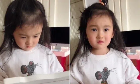 Nhìn ảnh cưới của bố mẹ không có mình, bé gái 3 tuổi khóc nghẹn: "Bố mẹ chụp lúc con đi học đúng không?"