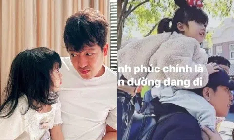 Những lần hiếm hoi con gái Nhã Phương - Trường Giang lộ mặt trước khi "lên chức" chị hai