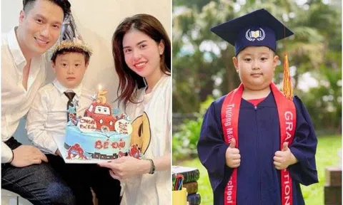 4 năm sau ly hôn Việt Anh, vợ cũ hotgirl nói: "Không liên quan bên đó" khi con được khen giống bố