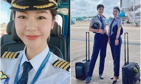 Nữ cơ trưởng xinh nhất Việt Nam Huỳnh Lý Đông Phương U40 trẻ đẹp như gái 20, hiếm hoi khoe con gái lớn phổng phao