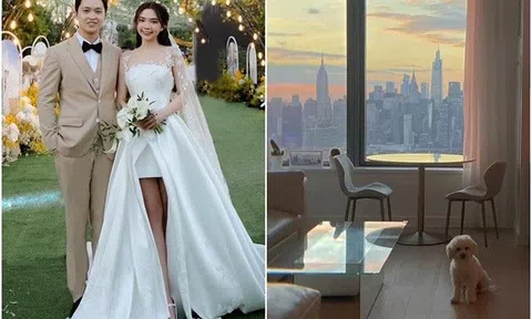 Bên trong căn hộ triệu đô, view bao trọn thành phố New York cô của dâu An Giang 100 tỷ