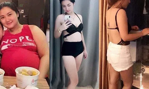 Không hề phẫu thuật thẩm mỹ, mẹ bỉm sữa hoá hot mom nhờ giảm hơn 20kg