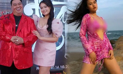 Con gái diễn viên của Hoàng Mập cao 1m72, diện áo tắm khoe body lụa là, hành động của bố mới đáng chú ý