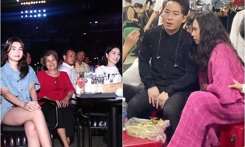 Gia đình Quyền Linh nổi bật trên khán đài ở Đà Lạt, Tùng Dương được vợ con chăm sóc kỹ lưỡng trong hậu trường