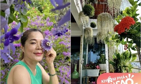 Nữ ca sĩ đại gia của showbiz Việt muốn “thoát y” trốn vào lùm cây đẹp như mơ trong vườn nhà