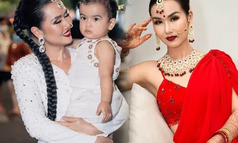 Võ Hạ Trâm thay đổi nhẹ diện mạo, con gái lai Ấn hoang mang không nhận mẹ