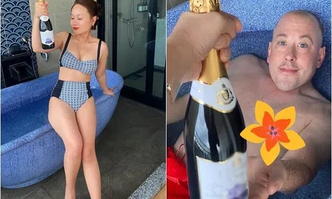 Sao Việt 24h: Vợ cũ Thành Trung khoe ảnh tắm bồn cùng chồng Tây khiến dân tình đỏ mặt