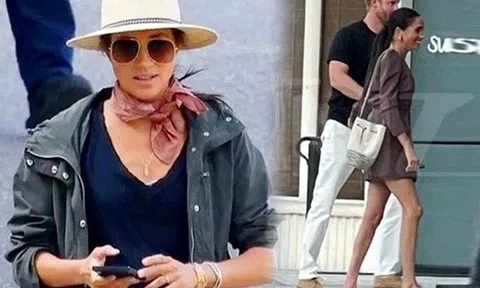 Con dâu bị Hoàng gia Anh "ghẻ lạnh" lộ chân khẳng khiu, ăn mặc khó hiểu, bị nói chiêu trò