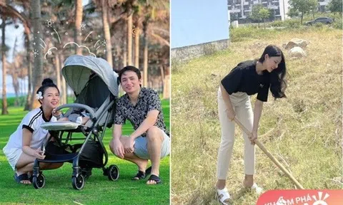 Chê nhà chung cư “hơi nhỏ”, vợ Phan Mạnh Quỳnh cuốc đất khởi công xây nhà mới, nhìn bản vẽ đã thấy hoàng tráng